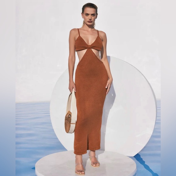 🌺🎉HP🎉🌺 NWT Cult Gaia Serita Dress Amber - Picture 13 of 16